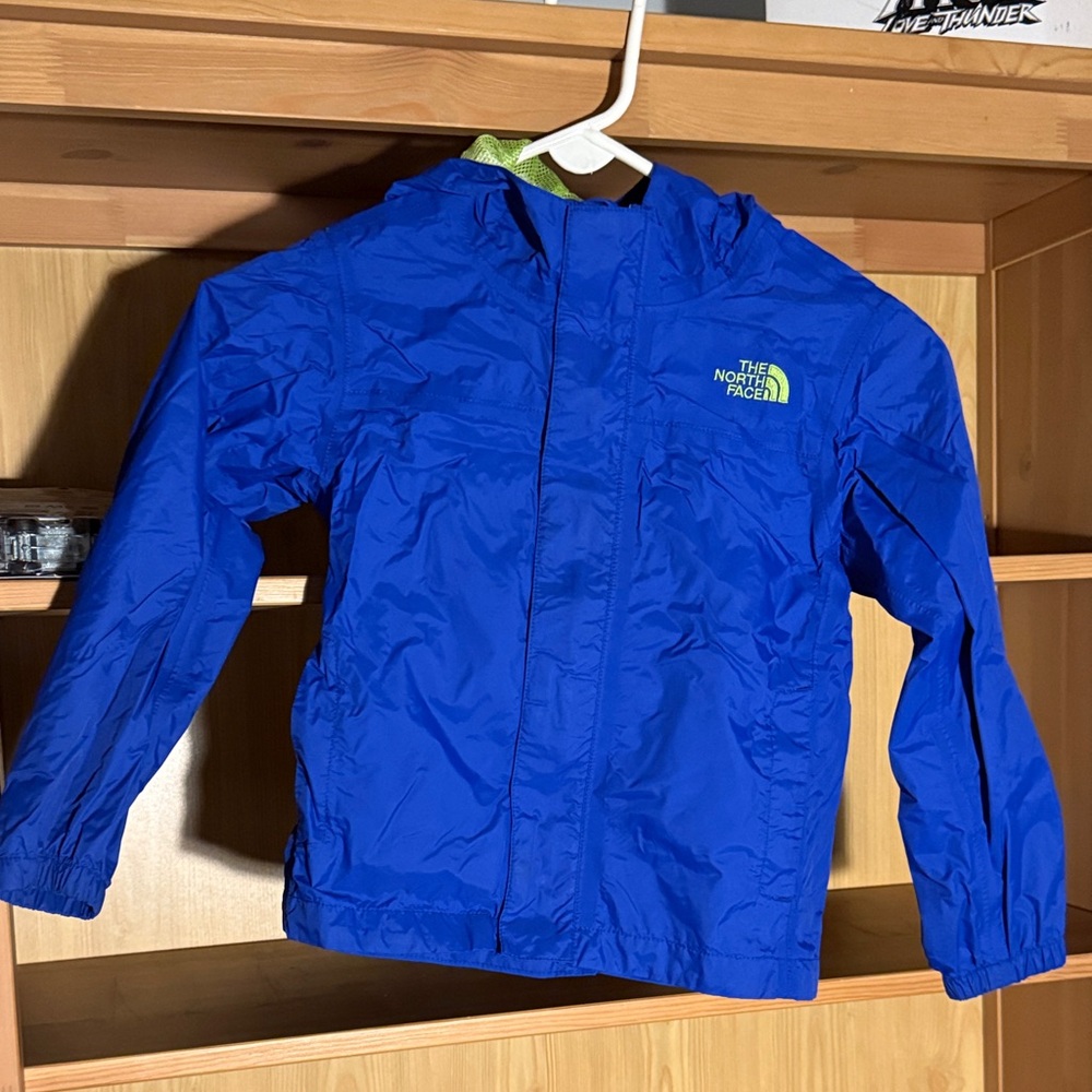 The North Face Royal Blue Raincoat Xs/6